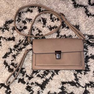 Genuine Leather Crossbody/Wristlet